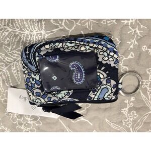 Vera Bradley‎ Baroque Coin zip ID case NWT retired